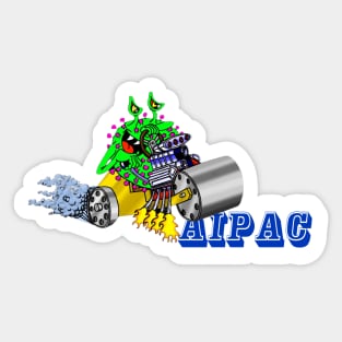 AIPAC Lobby Needs To Bulldozed Out Of American Politics - Front Sticker